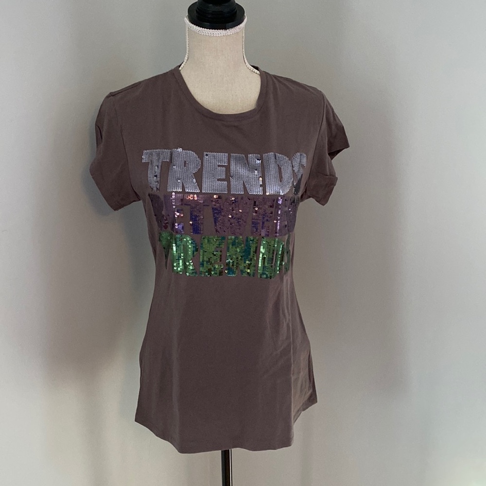 New Zara Sequin Tee